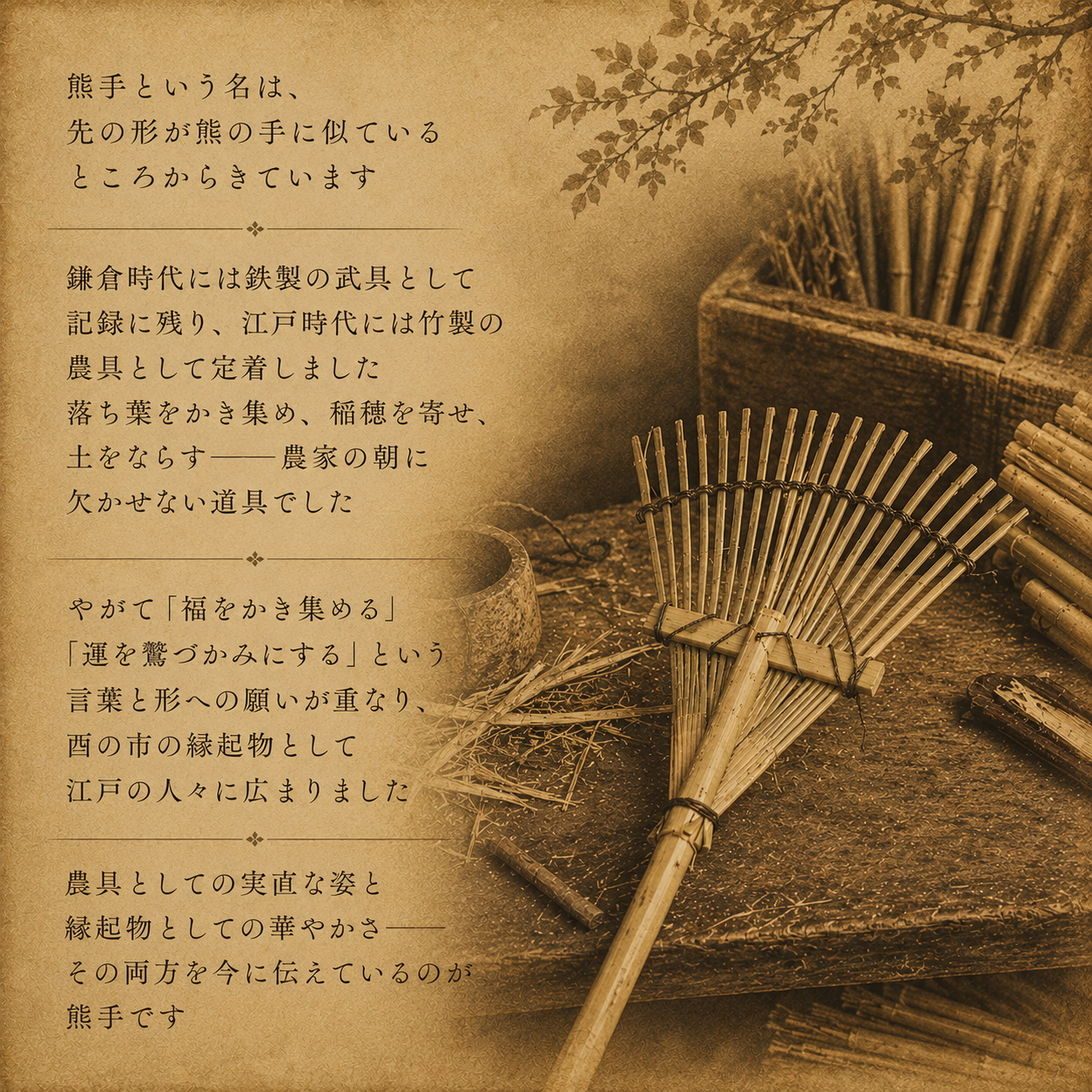 松葉熊手 31本爪【個人向け】